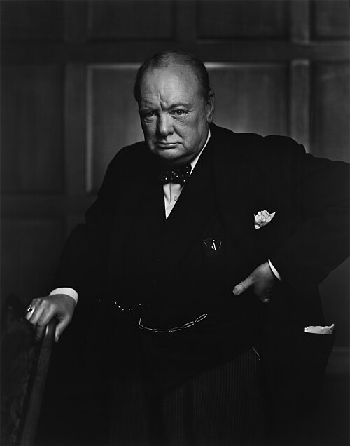 Winston Churchill portrait